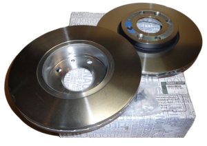 TARCZE HAMULCOWE KPL. RENAULT KANGOO II PRZÓD 7701210081 ORYGINAŁ