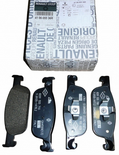 KLOCKI HAMULCOWE RENAULT CLIO IV TWINGO III PRZÓD 410605536R ORYGINAŁ