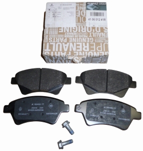 KLOCKI HAMULCOWE RENAULT MEGANE II SCENIC II PRZÓD 410601241R ORYGINAŁ