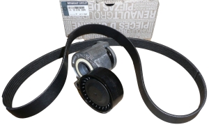 ZESTAW PASKA KLINOWEGO RENAULT CLIO III DOKKER 117207020R ORYGINAŁ