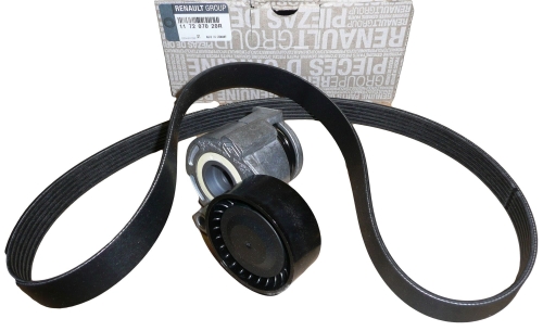 ZESTAW PASKA KLINOWEGO RENAULT CLIO III DOKKER 117207020R ORYGINAŁ