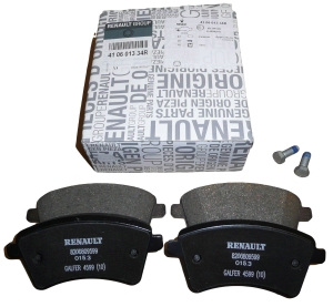 KLOCKI HAMULCOWE RENAULT KANGOO II PRZÓD 410601334R ORYGINAŁ