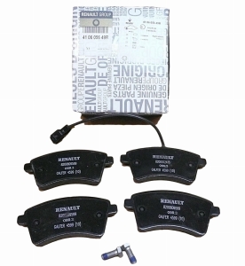 KLOCKI HAMULCOWE RENAULT KANGOO II PRZÓD 410605649R ORYGINAŁ