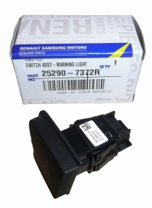 WŁĄCZNIK ŚWIATEŁ AWARYJNYCH RENAULT CAPTUR ORYGINAŁ 252907372R